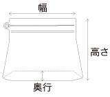 幅　=155 高さ=140 奥行=60